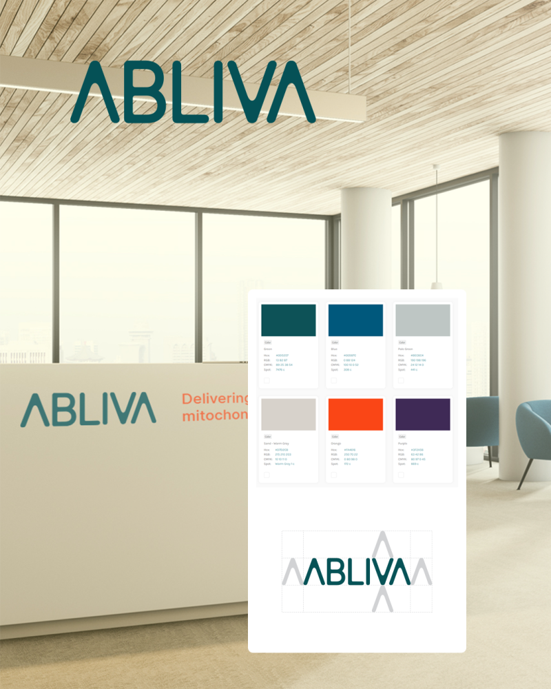 Abliva - Grafisk profil, Webbplats, Årsredovisning & annat grafiskt material